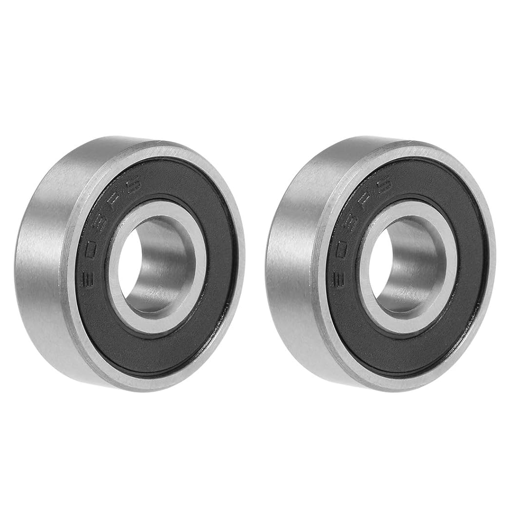 608 2RS Ball Bearing Steel and Double Rubber Sealed Miniature Deep Groove Ball Bearings