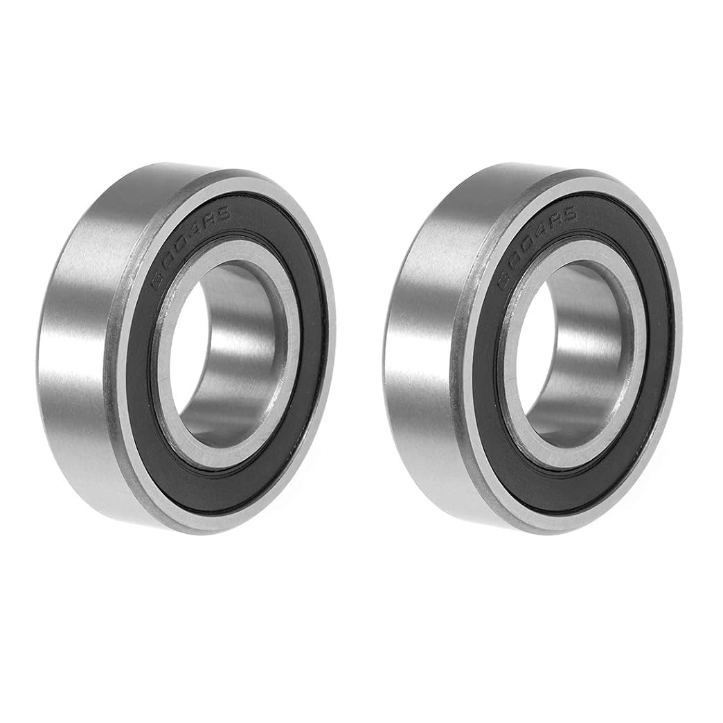 6004-2RS Deep Groove Ball Bearing 20x42x12mm Double Sealed ABEC-3 Bearings 