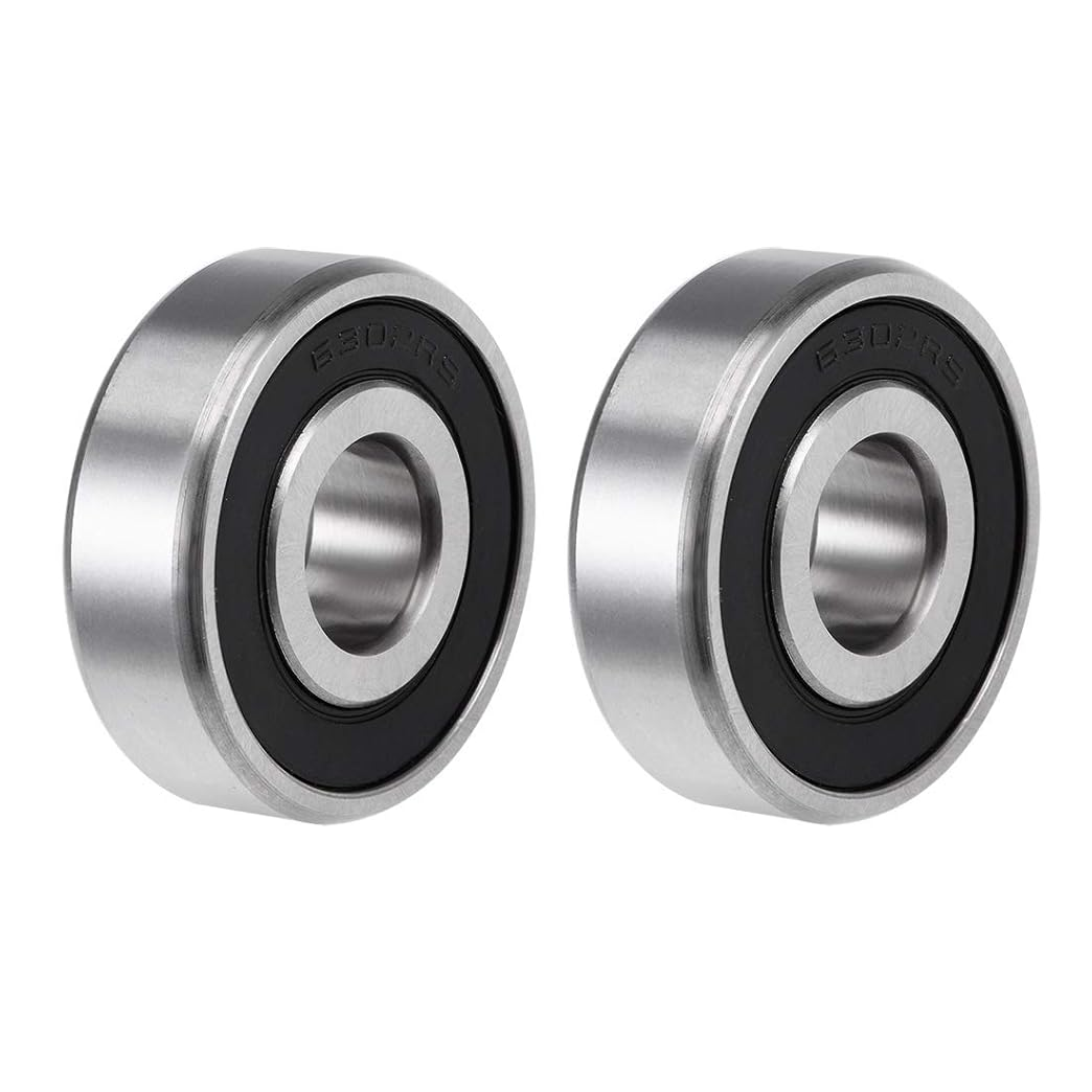 6302-2RS Sealed Ball Bearing Double Rubber Sealed and Support High RPM Deep Groove Ball Bearings - 15x42x13mm