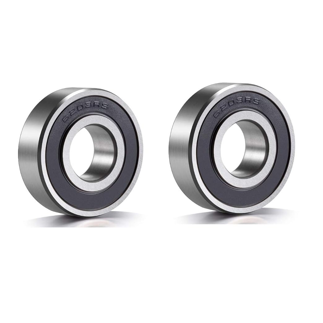 6203RS Deep Groove Ball Bearings Double Sealed Chrome Steel Z2 Bearing