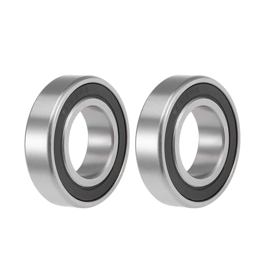 6005-2RS Deep Groove Ball Bearings, 25mm x47mm x12mm Double Rubber Sealed Ball