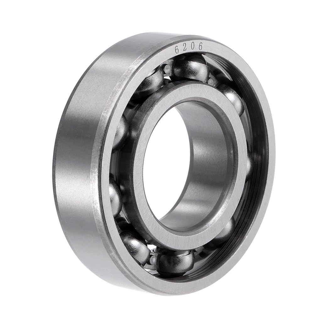 6206 Deep Groove Ball Bearings 30mm Bore 62mm OD 16mm Thick CN Open Type Chrome Steel