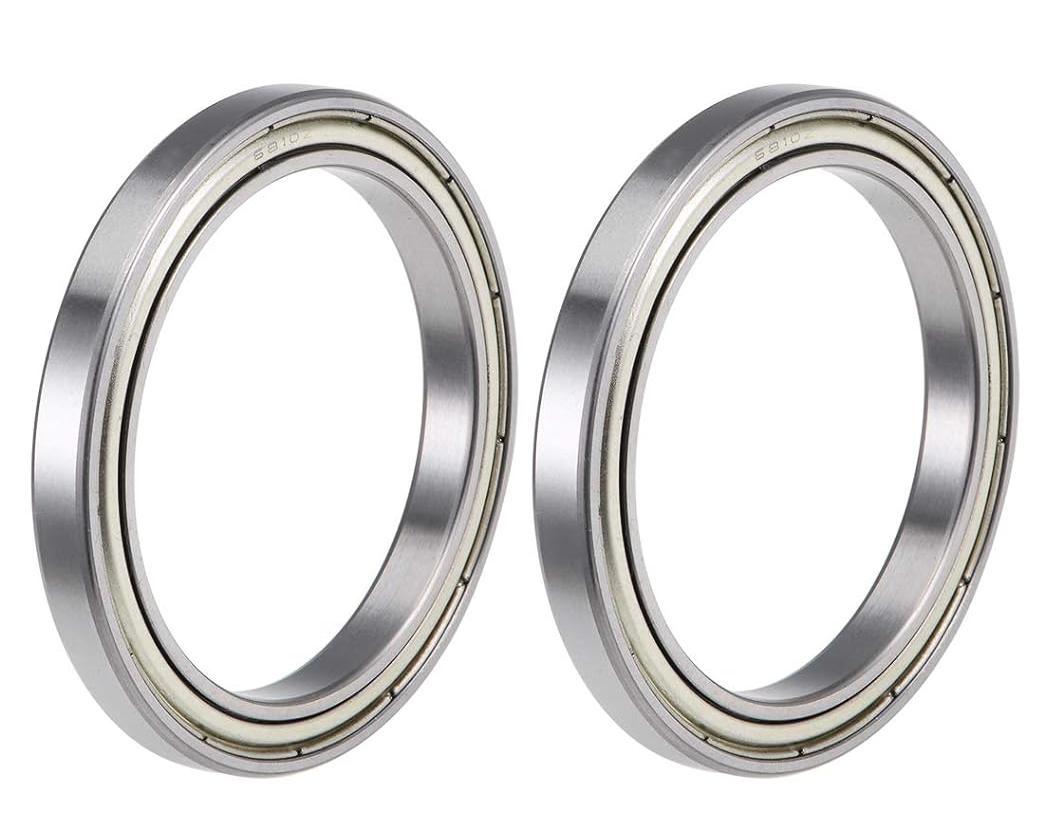 6810ZZ Deep Groove Ball Bearings Double Shielded Chrome Steel Z2